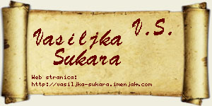Vasiljka Sukara vizit kartica